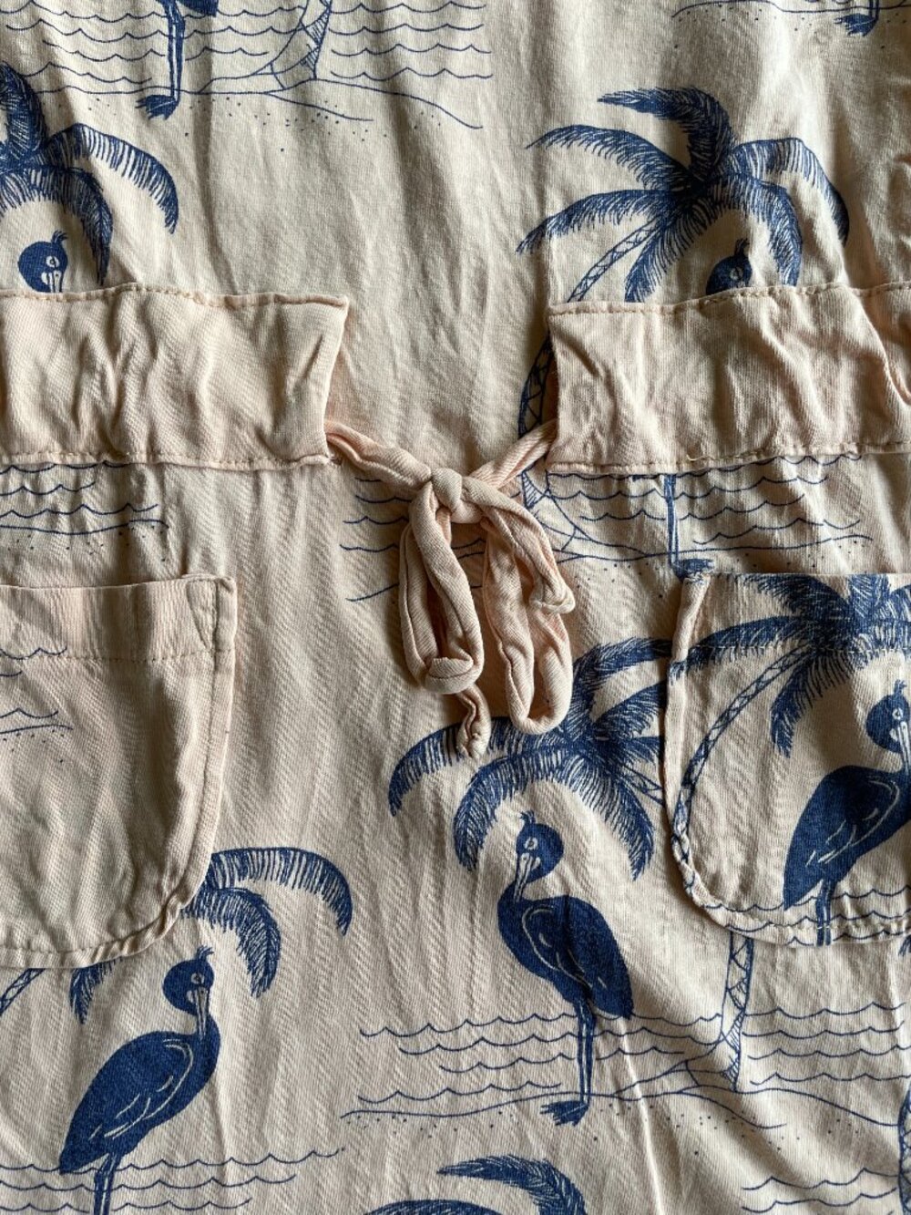 Mini Rodini 100% Organic Cotton‎ Tropical Bird Dress Coverup - Size 3-5 Years - Picture 4 of 9